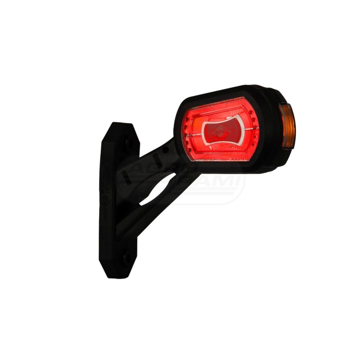 Lampa obrysowa diodowa trzyfunkcyjna ukośna prawa 12/24V LDCC 2697 HORPOL