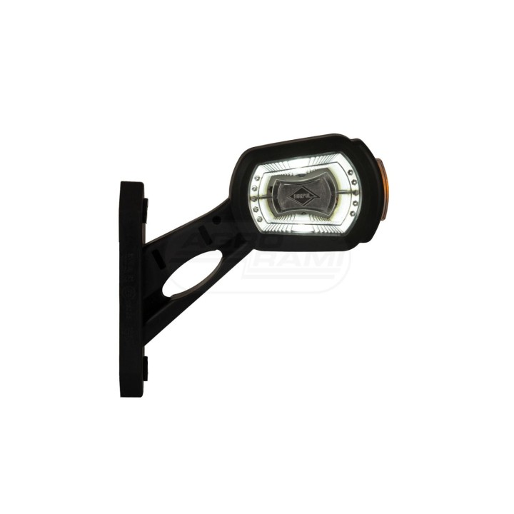 Lampa obrysowa diodowa trzyfunkcyjna ukośna lewa 12/24V LDCC 2696 HORPOL