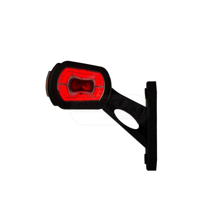 Lampa obrysowa diodowa trzyfunkcyjna ukośna lewa 12/24V LDCC 2696 HORPOL