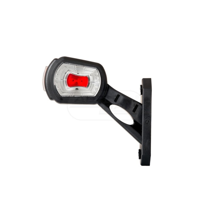 Lampa obrysowa diodowa trzyfunkcyjna ukośna lewa 12/24V LDCC 2696 HORPOL