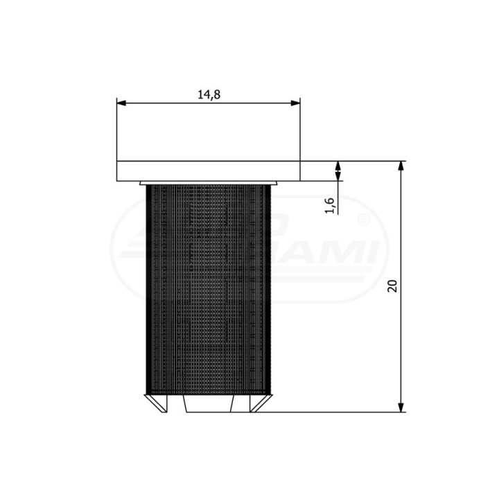 Sitko niebieskie MESH 50 PROLINE Agroplast 226594
