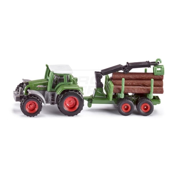 Traktor z leśną przyczepą 4006874016457 SIKU