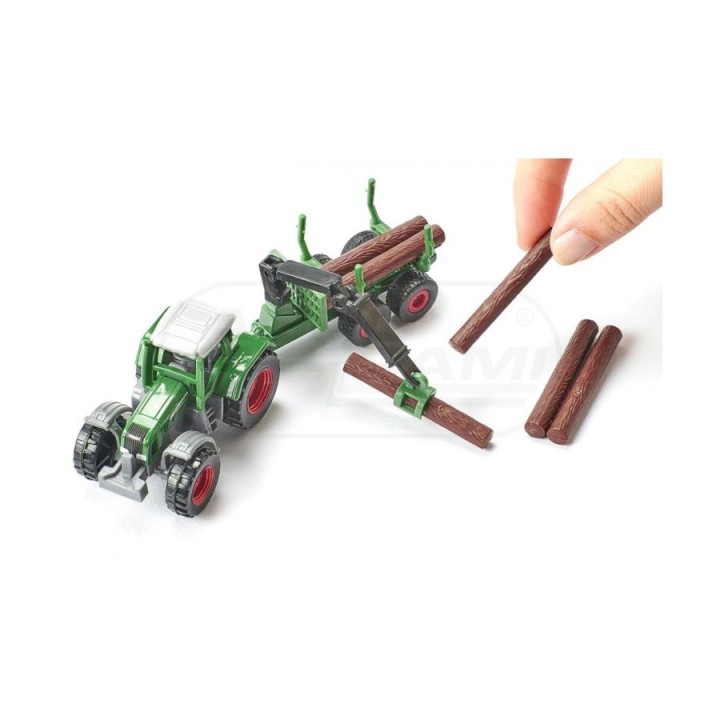 Traktor z leśną przyczepą 4006874016457 SIKU