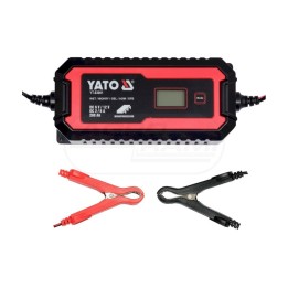Prostownik elektroniczny z wyświetlaczem LCD 0,85A zakres 6V/2A YATO YT83001