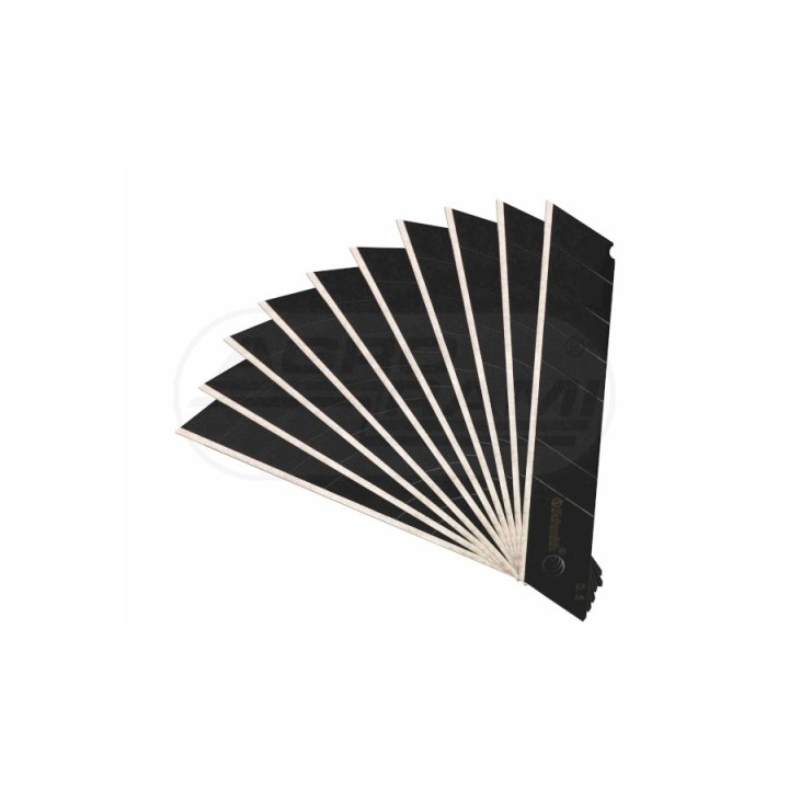 Ostrza łamane czarne 10 sztuk Schmith 18mm SONR-05 SCHMITH