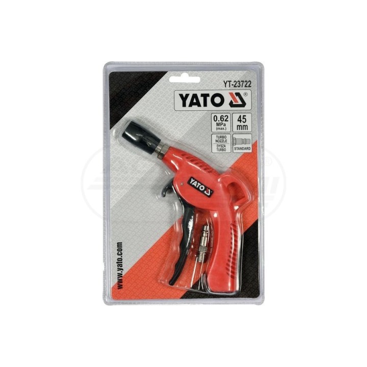 Pistolet do przedmuchiwania krótki TURBO YATO YT23722