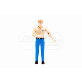Zabawka Figurka mężczyzny w niebieskich dżinsach Bruder 60006 BR60006, BR60006 BRUDER