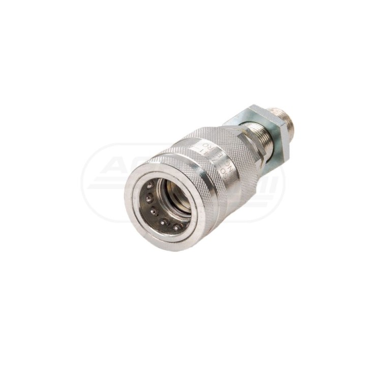 Szybkozłącze hydrauliczne gniazdo long z eliminatorem ciśnienia M20x1,5 gwint zewnętrzny EURO PUSH-PULL (ISO 7241-A) WIAM20MZL-P