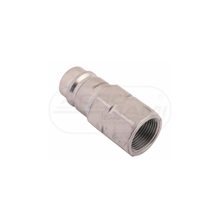 Szybkozłącze hydrauliczne wtyczka z eliminatorem ciśnienia M22x1,5 gwint wewnętrzny EURO M22X1,5 ISO 7241-A WARYŃSKI Waryński