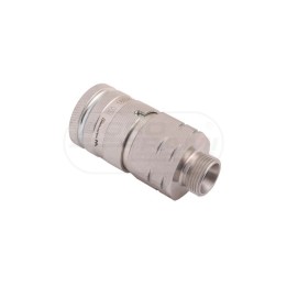 Szybkozłącze hydrauliczne suchoodcinające gniazdo gwint zewnętrzny M22X1,5 15L ISO16028 WARYŃSKI Waryński