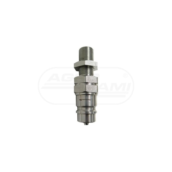 Szybkozłącze hydrauliczne wtyczka long M18x1,5 gwint zewnętrzny EURO 9100818W ISO 7241-A WARYŃSKI Waryński