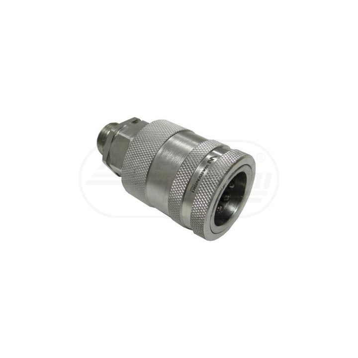 Szybkozłącze hydrauliczne gniazdo M18x1,5 gwint zewnętrzny EURO PUSH-PULL 9100818G ISO 7241-A WARYŃSKI Waryński