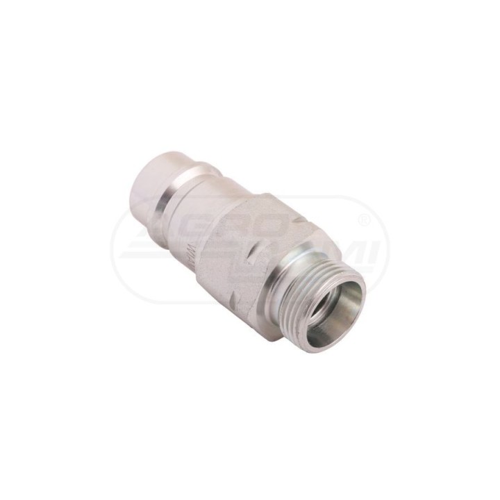 Szybkozłącze hydrauliczne wtyczka z eliminatorem ciśnienia M22x1,5 gwint zewnętrzny EURO 9100822W ISO 7241-A WARYŃSKI Waryński
