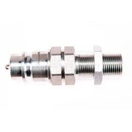 Szybkozłącze hydrauliczne wtyczka long z eliminatorem ciśnienia gwint zewnętrzny EURO 9100818W ISO 7241-A WARYŃSKI Waryński