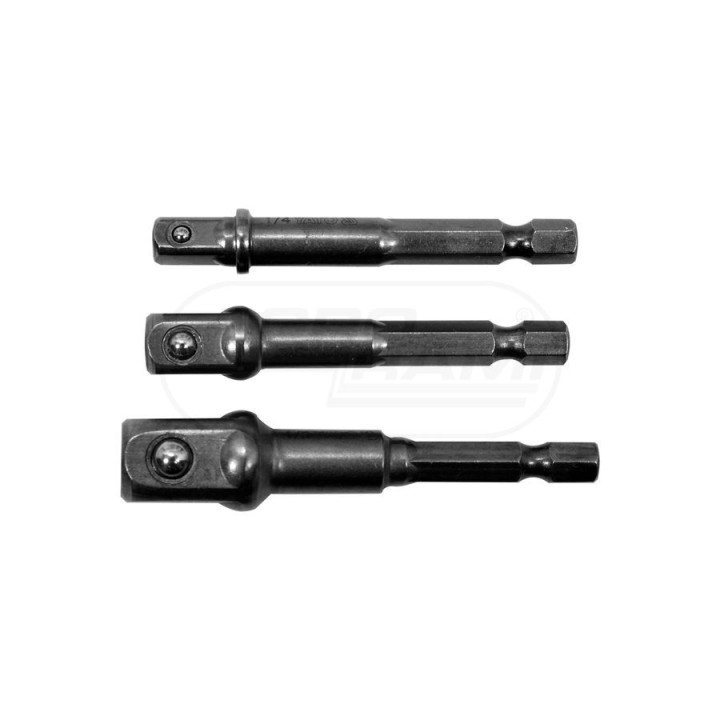 Zestaw adapterów do nasadek HEX YATO 1/4",3/8",1/2" YT04685