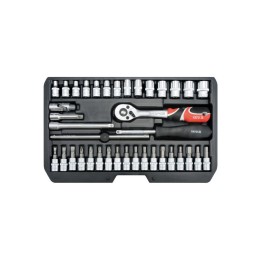 Zestaw narzędziowy 38 elementowy YATO 1/4" YT-14471, YT14471