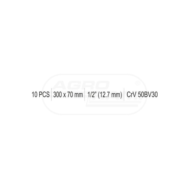 Pokrętło typu L YATO 1/2" 300x70 mm YT12439