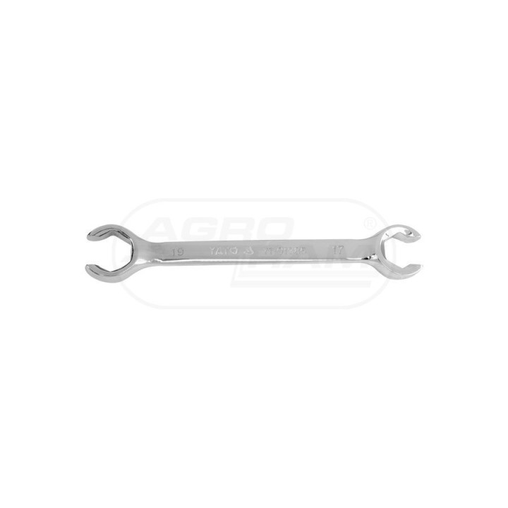 Klucz oczkowy półotwarty płaski YATO 17x19 mm YT01385