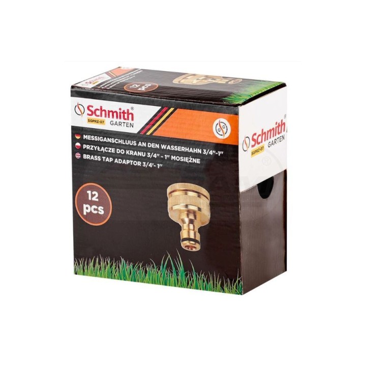 Przyłącze do kranu mosiężne Schmith 3/4 - 1 cal. SGPRZ-07 SCHMITH