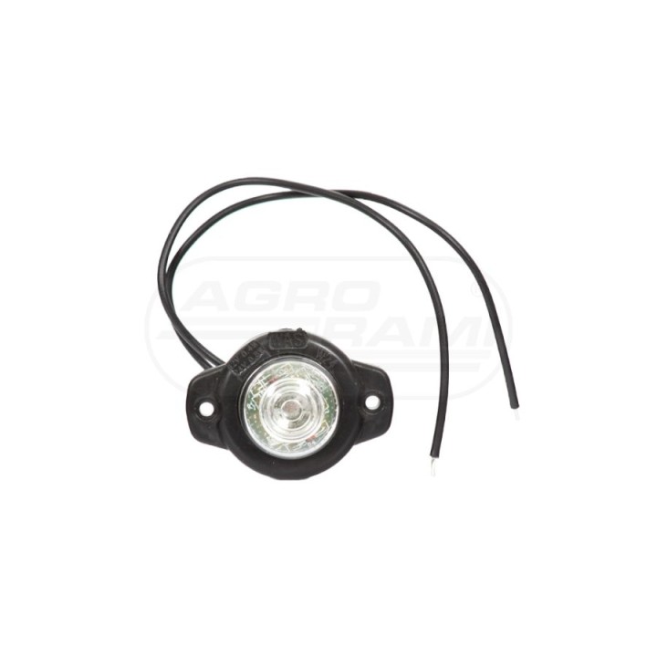 Lampa obrysowa przednia, 12V-24V W24, 129 WAŚ