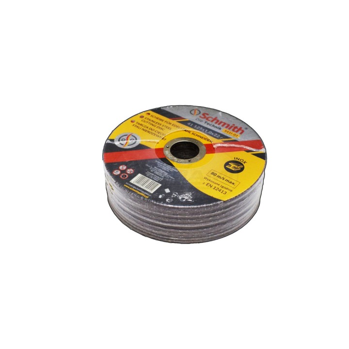 Tarcza do cięcia stali nierdzewnej INOX Schmith 125 x 1,0 mm S41I-01 SCHMITH