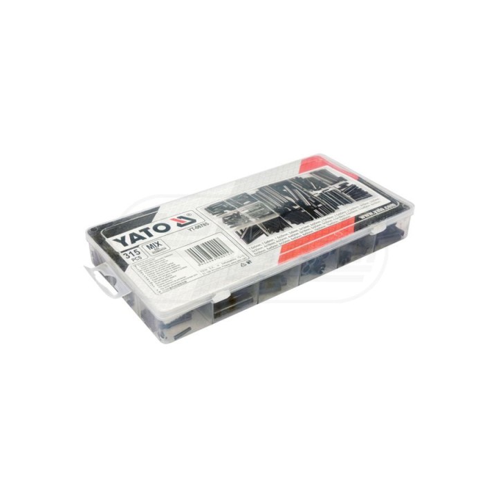 Kołki sprężyste mix rozmiarów YATO 315 sztuk YT06785