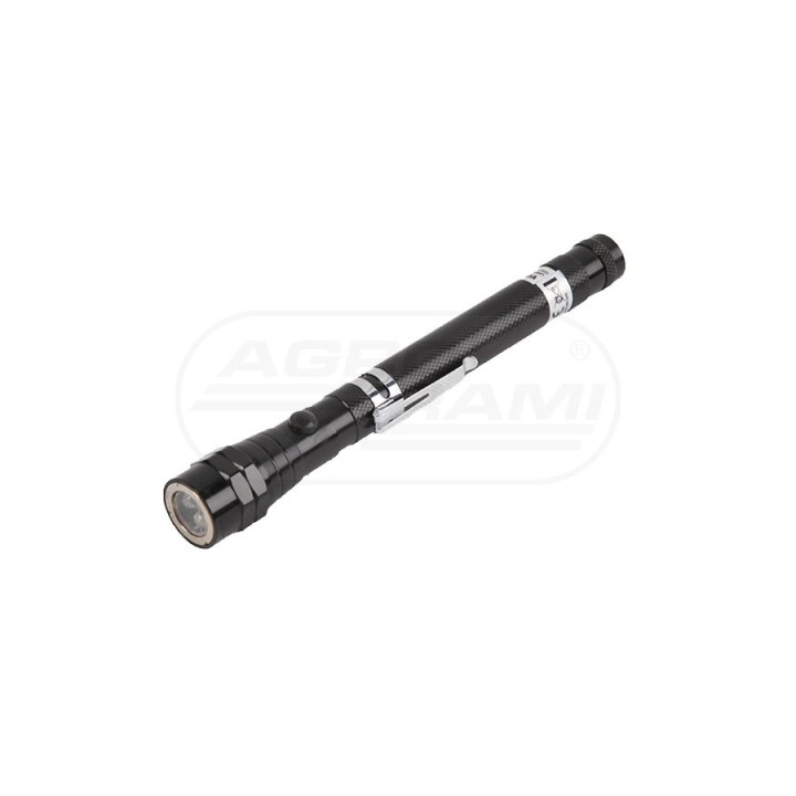 Chwytak teleskopowy magnetyczny 3 led 78405