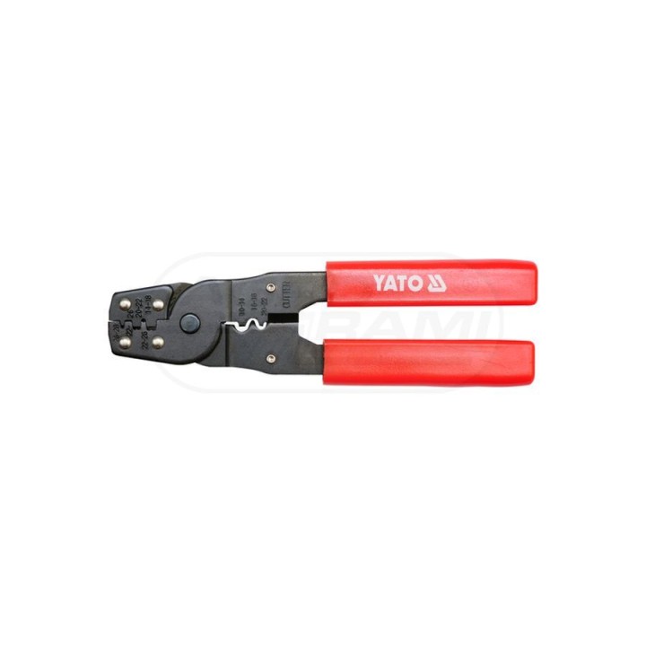 Szczypce do zaciskania konektorów 2 funkcje YATO 0.08-6 mm2 YT2256