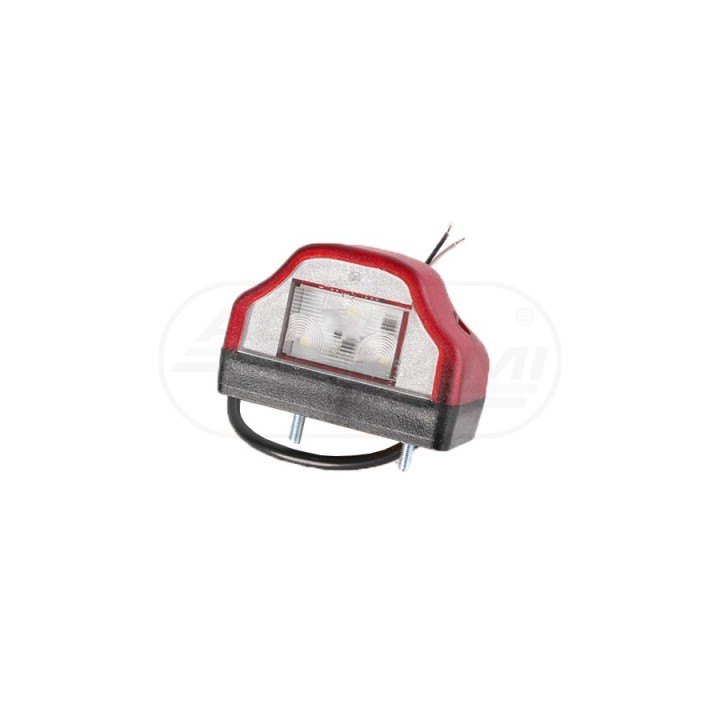 Lampa oświetlenia tablicy rejestracyjnej HOR47 czerwona diodowa 12/24V LTD 232 HORPOL