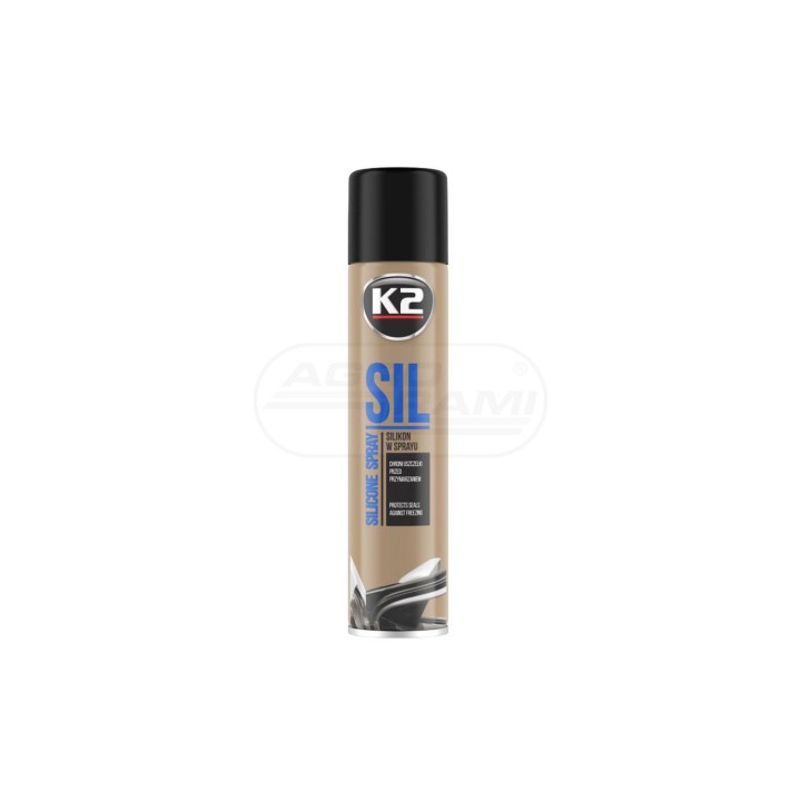 SILIKON do uszczelek , smaruje i konserwuje K633 SIL-300ML K2