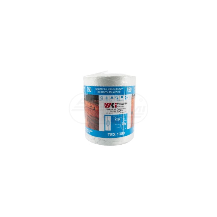 Sznurek rolniczy 3750mb TEX1300 TEGAFOL 5kg TEX1300-750/5KG TEGAFOL