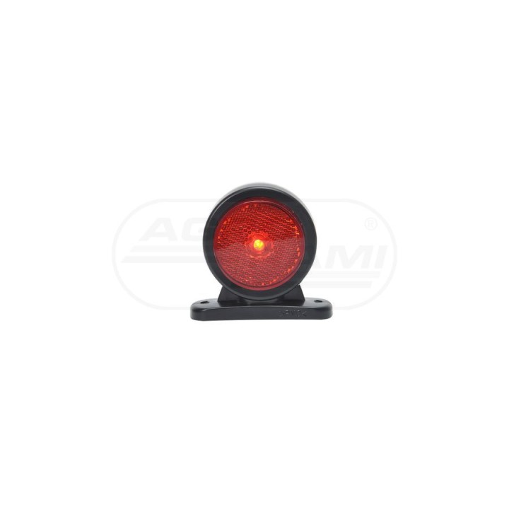 Lampa zespolona obrysowa przednio-tylna, 12V-24V + przewody 35cm LgY-S 0,75mm2, diody 641, W56RR WAŚ