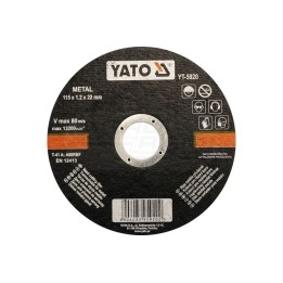 Tarcza do cięcia metalu YATO 115x1,2x22 mm YT5920