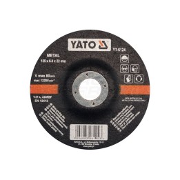 Tarcza do szlifowania metalu YATO 125x6,0x22 mm YT6124
