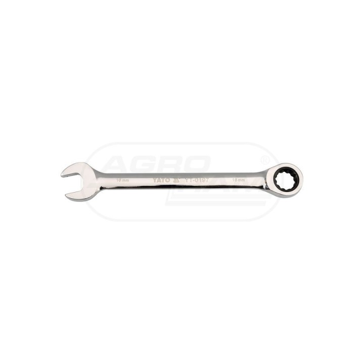 Klucz płasko-oczkowy z grzechotką YATO 13 mm YT0194
