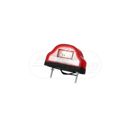 Lampa zespolona tylna, 12V-24V + przewody 17cm LgY-S 0,75mm2, diody 409, W72 WAŚ