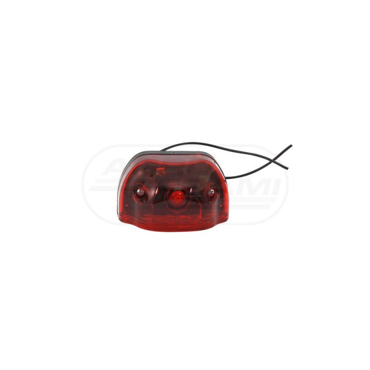 Lampa zespolona tylna, 12V-24V + przewody 17cm LgY-S 0,75mm2, diody 409, W72 WAŚ