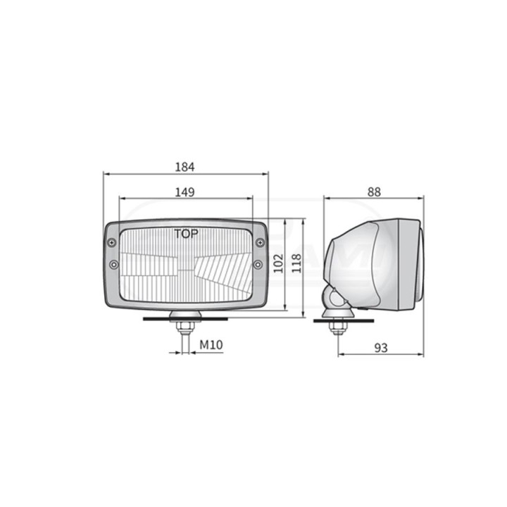 Reflektor R2 2F RE.33300 WESEM