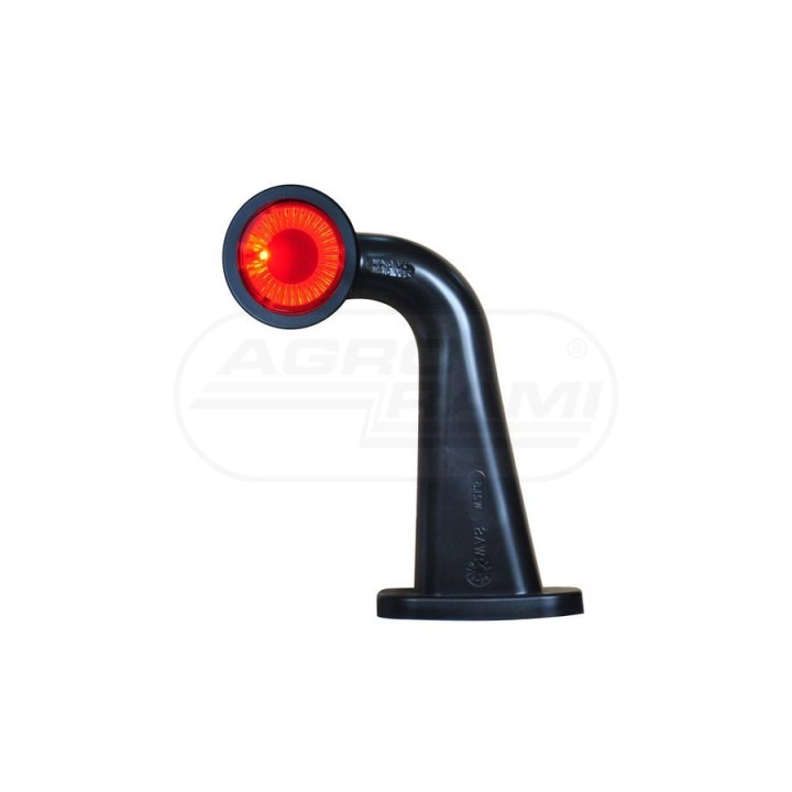 Lampa zespolona obrysowa przednio-tylna prawa, 12V-24V + przewody 18cm LgY-S 0,75mm2, diody 415BCP, W21.5S WAŚ