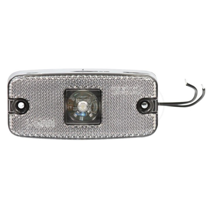 Lampa zespolona obrysowa przednia, 12V-24V + przewody 22cm LgY-S 0,75mm2, diody 225, W46 WAŚ
