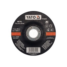 Tarcza do szlifowania metalu YATO 115X6,0X22 mm 5 sztuk YT6121