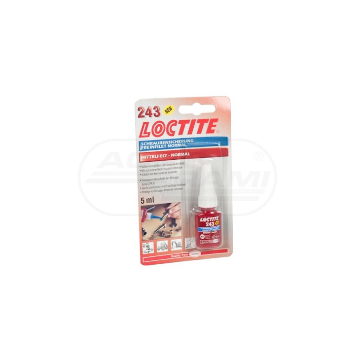 Zabezpieczenie gwintów średnio demontowalny 5 ml LOCTITE 243