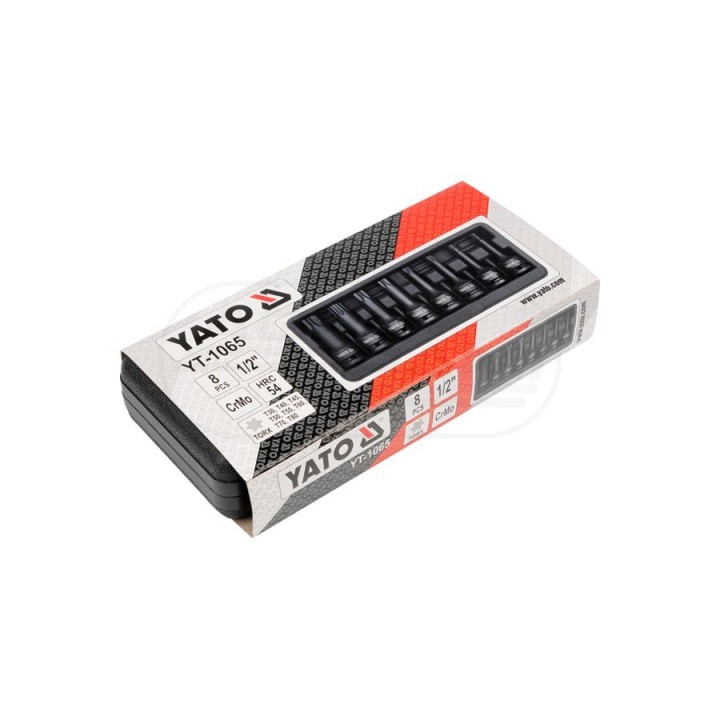 Zestaw udarowych kluczy trzpieniowych TORX YATO YT1065