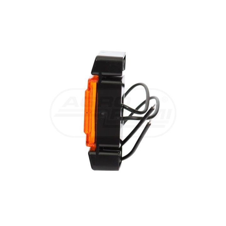 Lampa pozycyjna boczna, jednofunkcyjna, 12V-24V + przewody 22cm LgY-S 0,75mm2, diody 278, W60 WAŚ