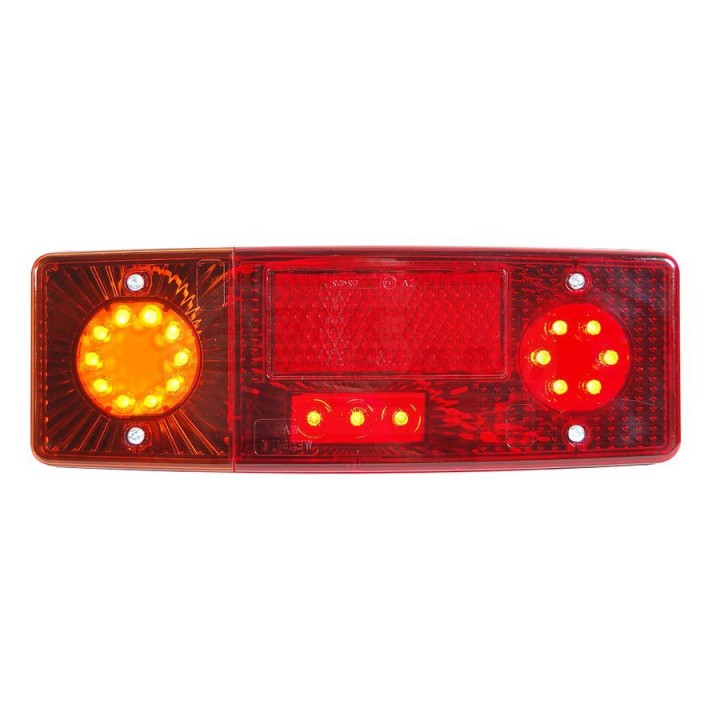 Lampa zespolona tylna lewa, 12V-24V + przewody 200cm YLY-S 4x0,75mm2, diody 483, WE551DL WAŚ