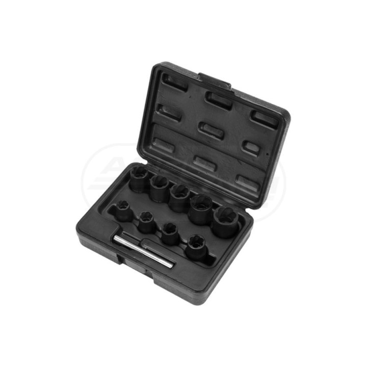 Wykrętaki do śrub YATO 3/8" 10-19 mm 10 sztuk YT0603
