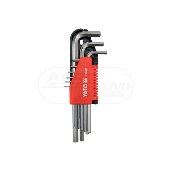 Klucze imbusowe YATO 1,5-10 mm YT0500