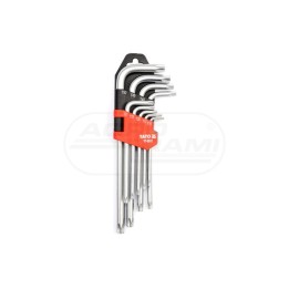 Klucze imbusowe TORX YATO T10-T50 9 elementów YT0511