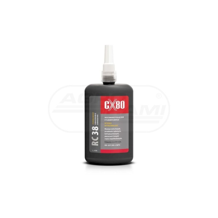 Klej wysokotemperaturowy do montażu łożysk i pierścieni CX80 50 ml RC 38 50ml.