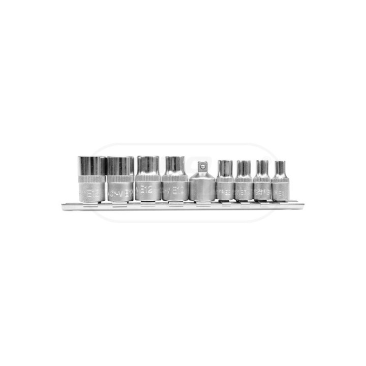 Zestaw klucze nasadowe TORX E5-E16 YATO 9 sztuk YT0520